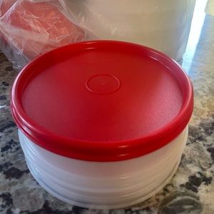 Tupperware Hamburger Freezer Set - New